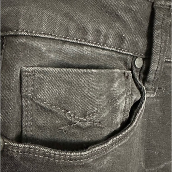 UnpublishedxAnthro Skinny Jeans with velour trim on each side Size 29 black - Picture 6 of 16